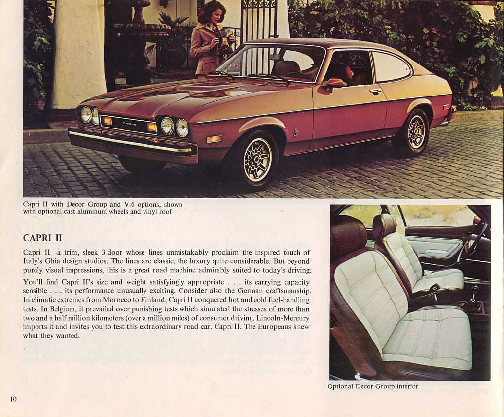 1976 Lincoln Mercury Brochure Page 8
